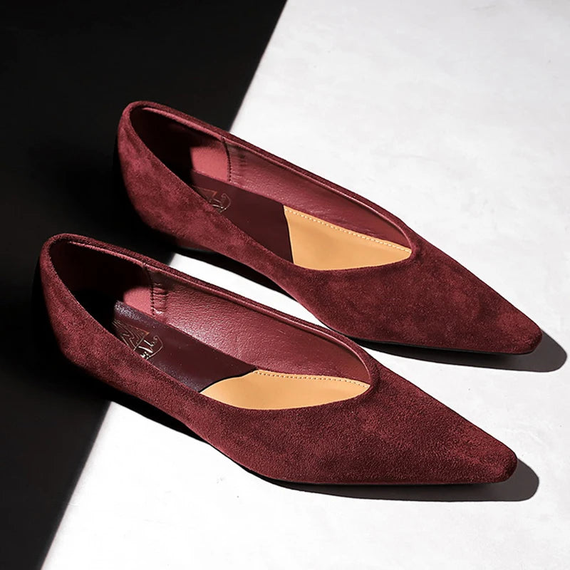 Sloane Suede Flat