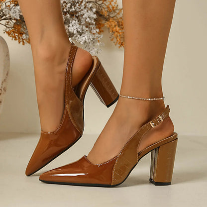 Verdant Slingback Heels